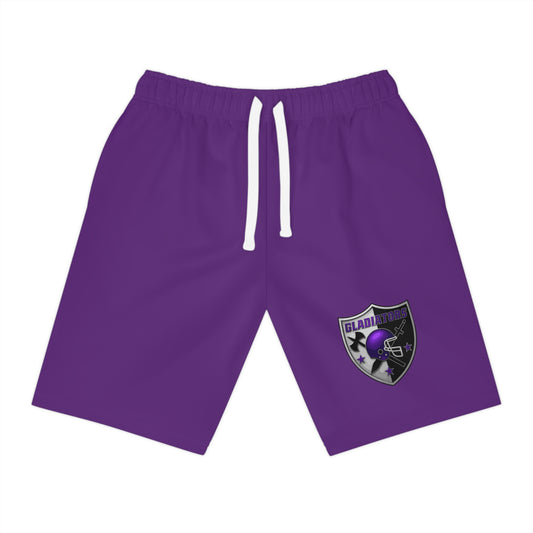 Gladiators Purple Athletic Shorts