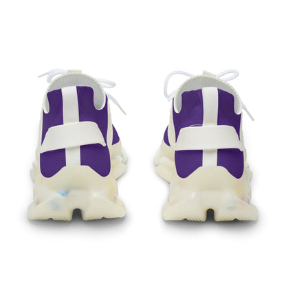 Men's Purple Athletic Sneakers — Lightweight Mesh Running Shoes