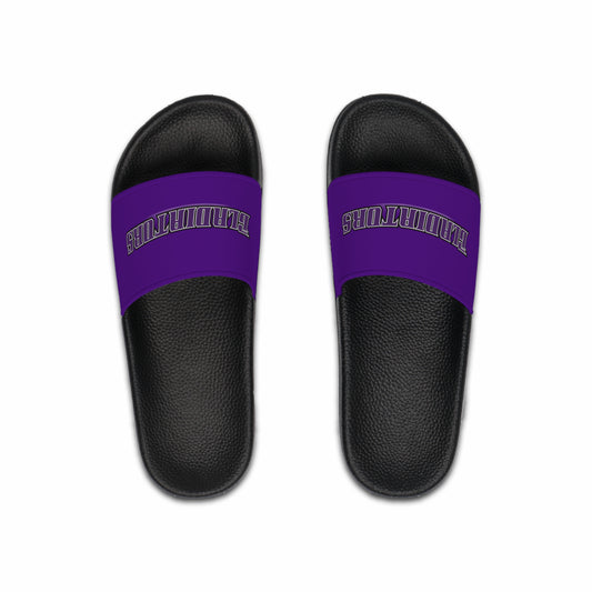 Men's Purple Slide Sandals