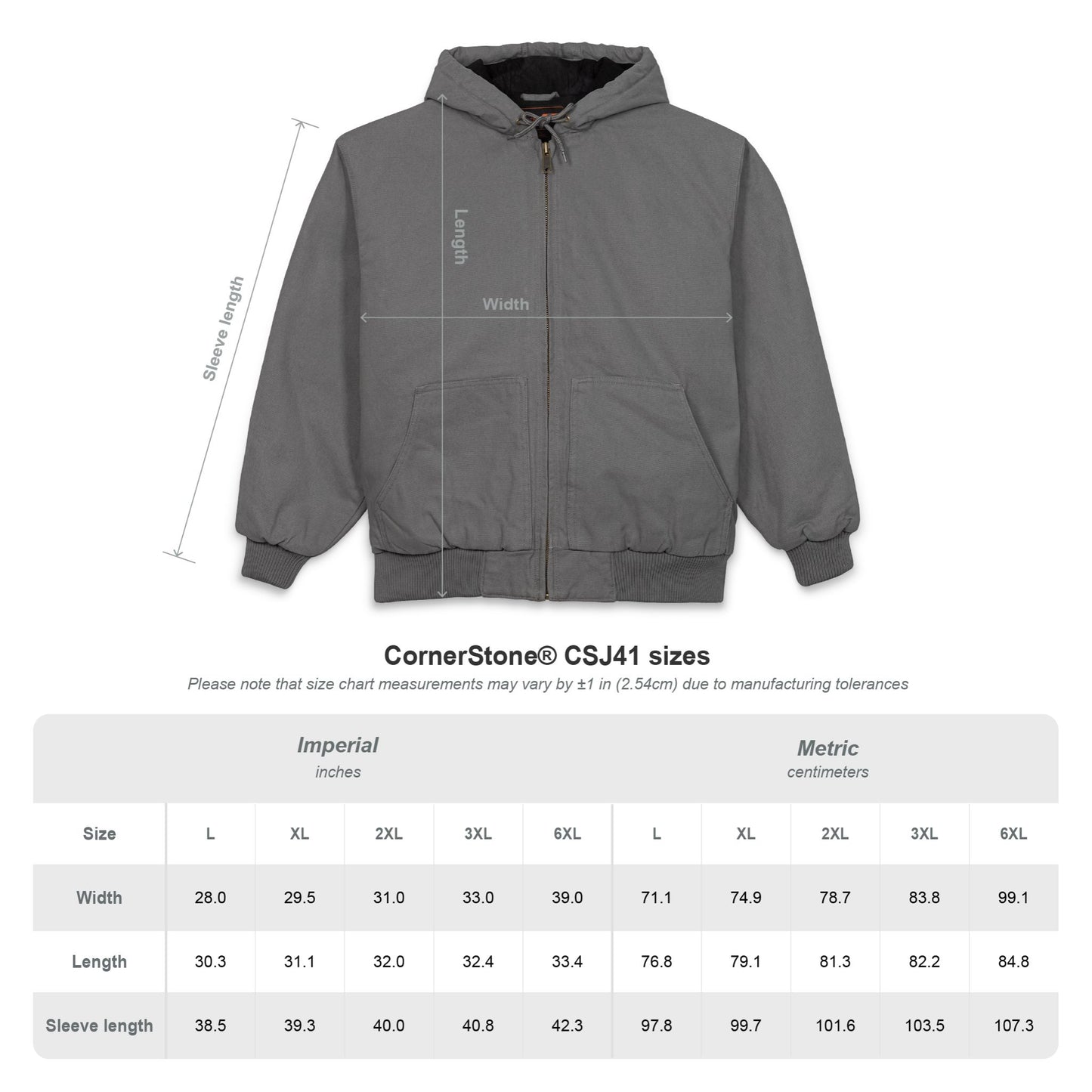 Embroidered Shield Work Jacket