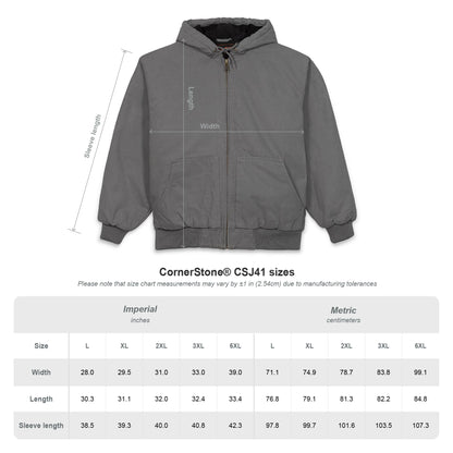 Embroidered Shield Work Jacket