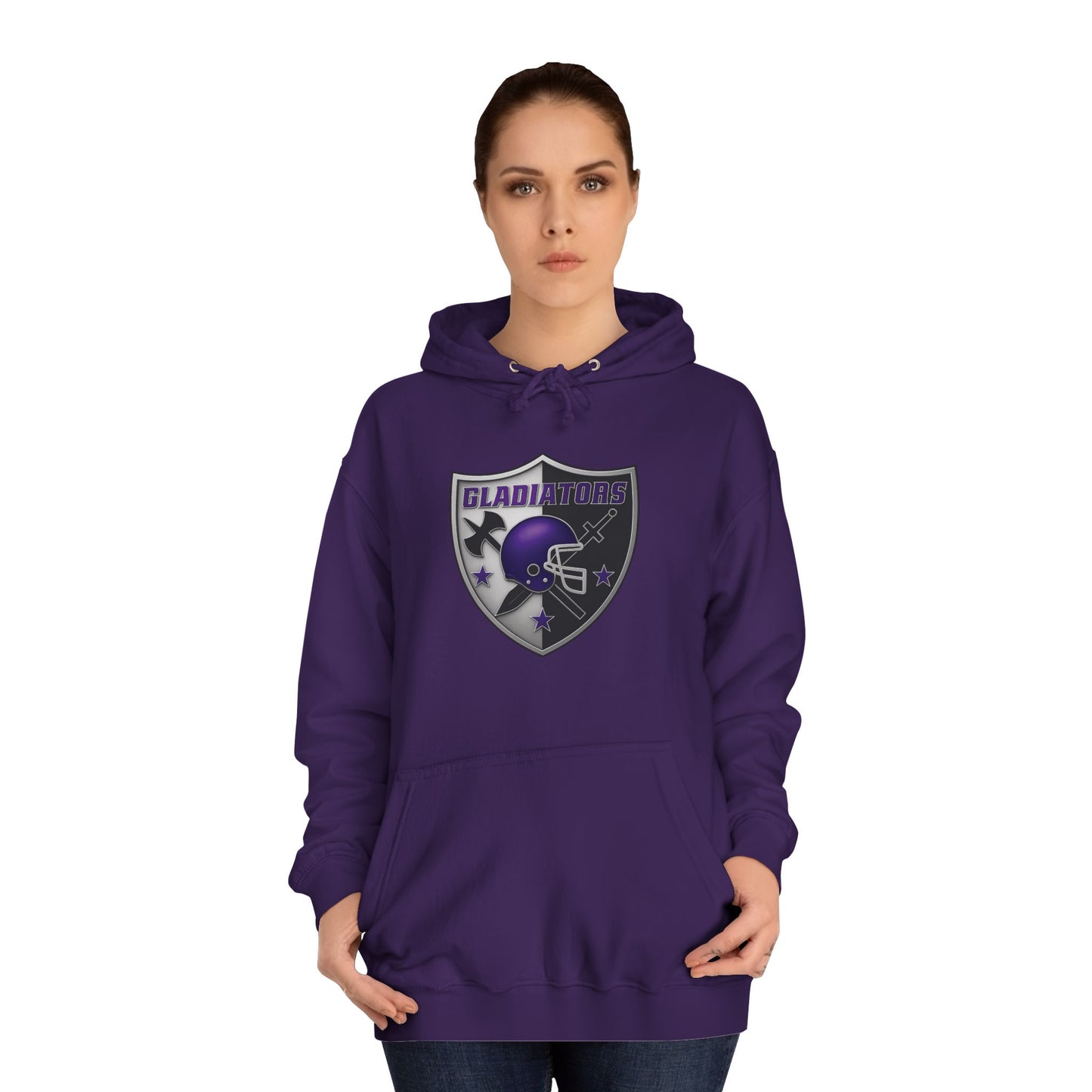 Gladiators College Hoodie Purple