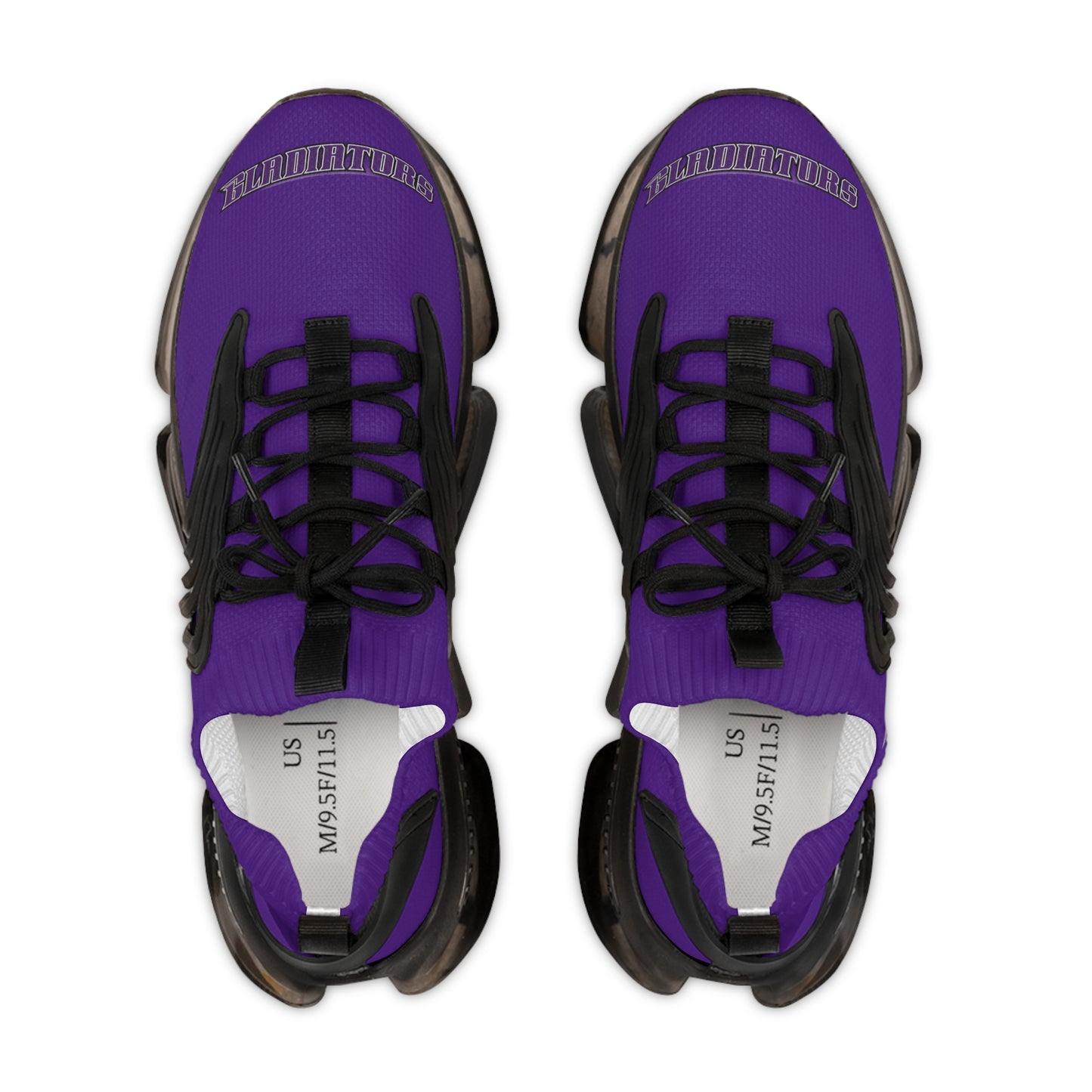 Men's Purple Athletic Sneakers — Lightweight Mesh Running Shoes