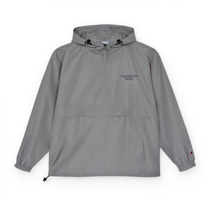 Packable Anorak Jacket — Reflective Heart Crest Windbreaker