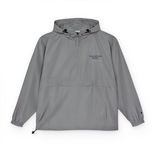 Packable Anorak Jacket — Reflective Heart Crest Windbreaker