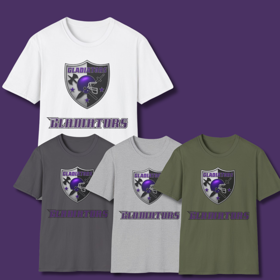 Gladiators Football Shield T-Shirt mehrfarbig