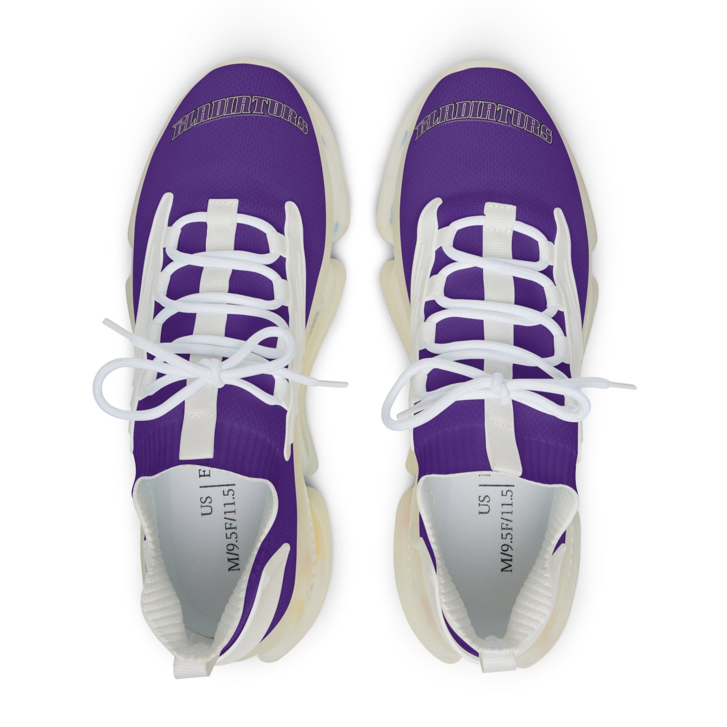 Men's Purple Athletic Sneakers — Lightweight Mesh Running Shoes