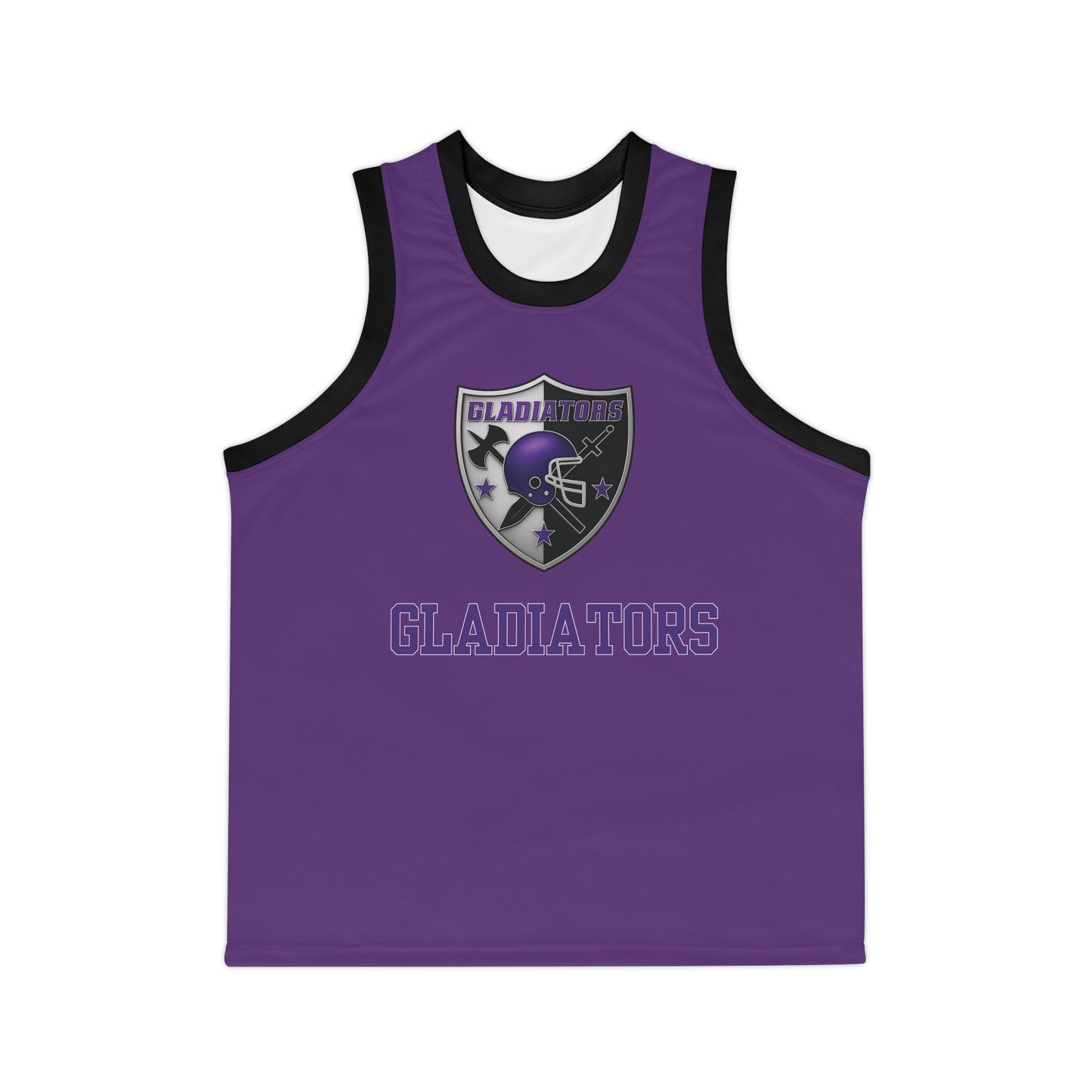 Gladiators Purple Basketball Jersey