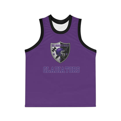 Gladiators Purple Basketball Jersey