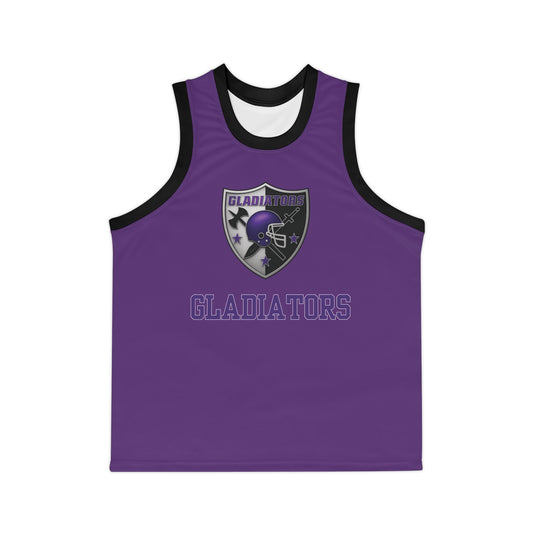 Gladiators Purple Basketball Jersey
