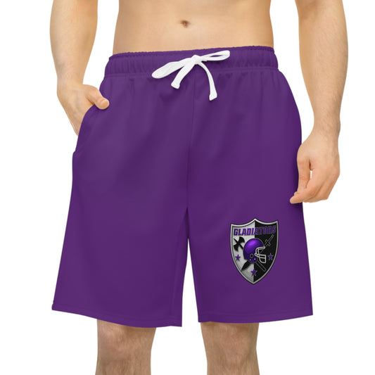 Gladiators Purple Athletic Shorts