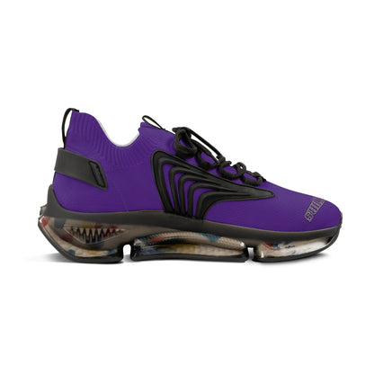 Men's Purple Athletic Sneakers — Lightweight Mesh Running Shoes