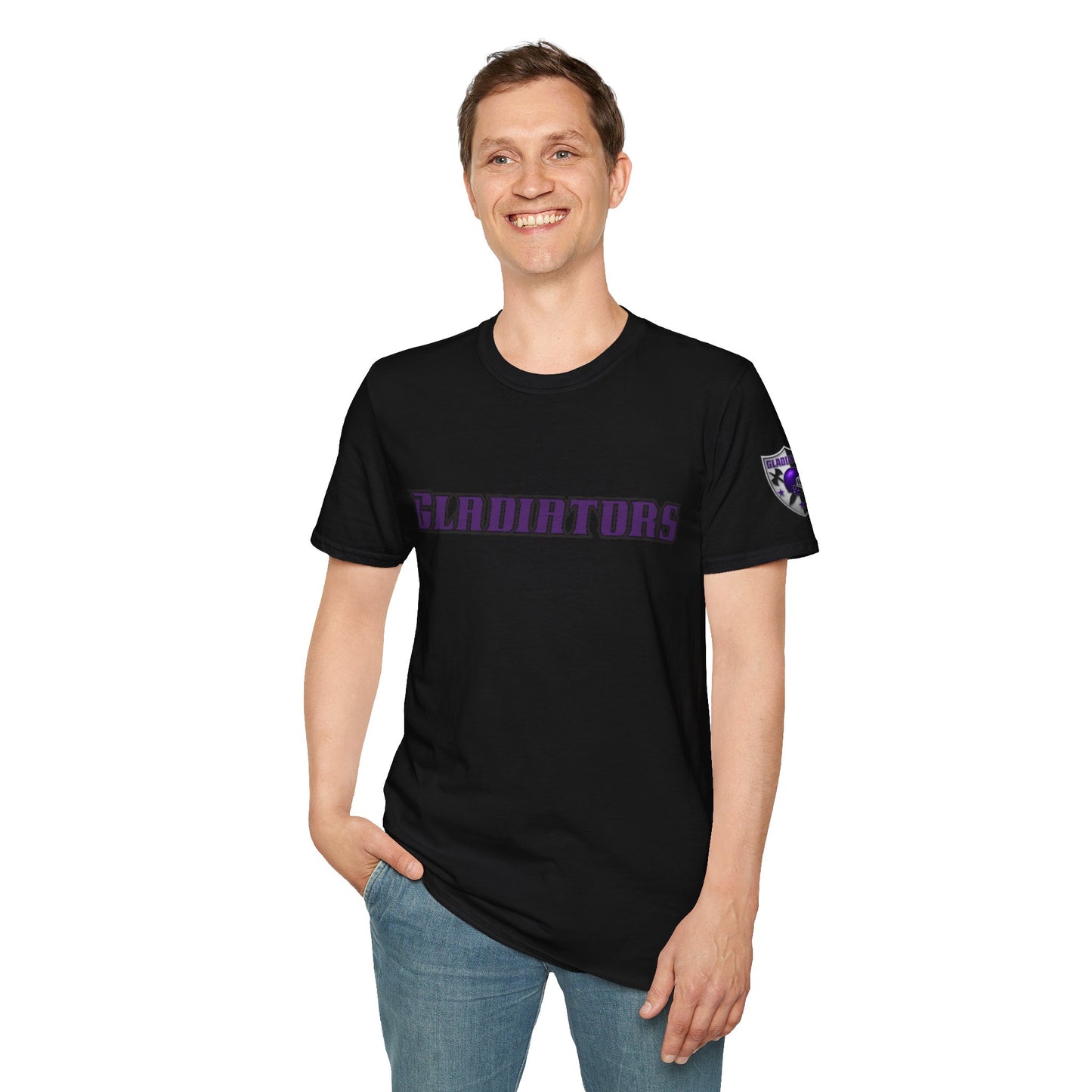 Gladiators Basel T-Shirt Schwarz/Weiß/Grau