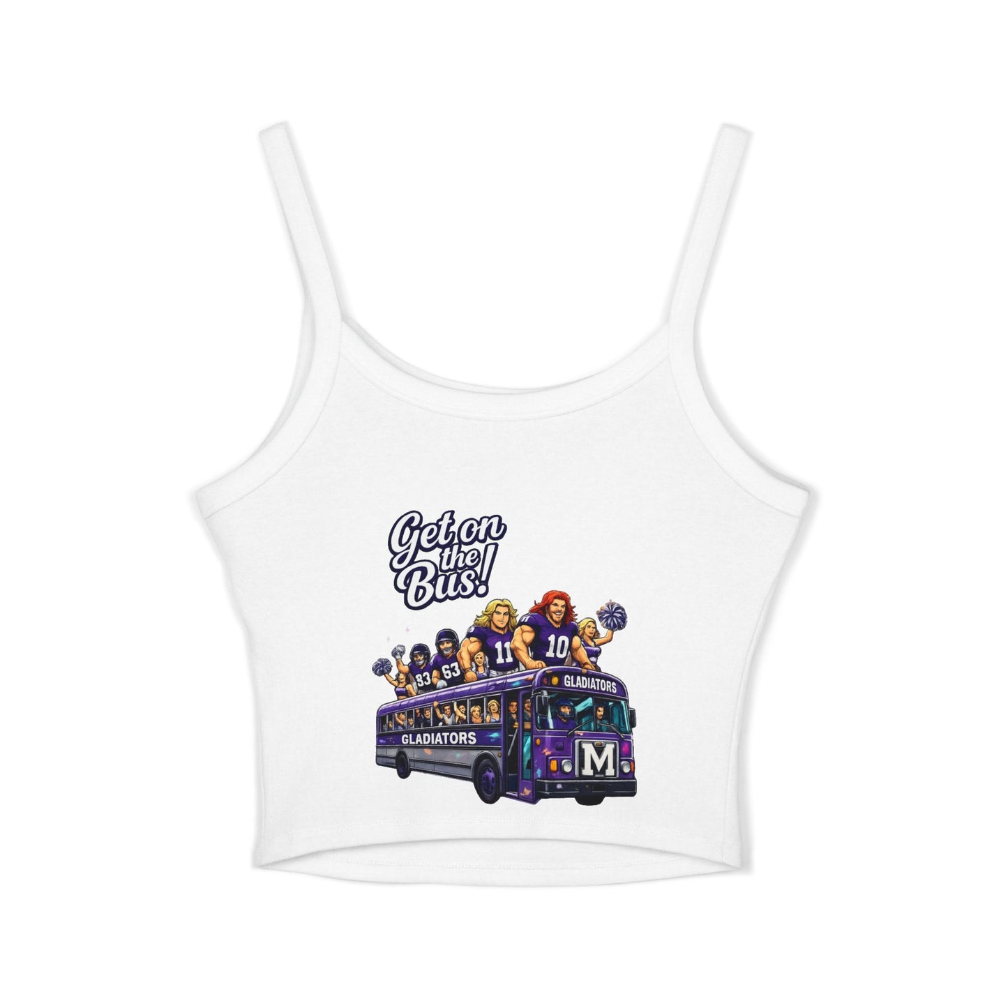 Gladiators 'Get on the Bus!' Crop Tank Top