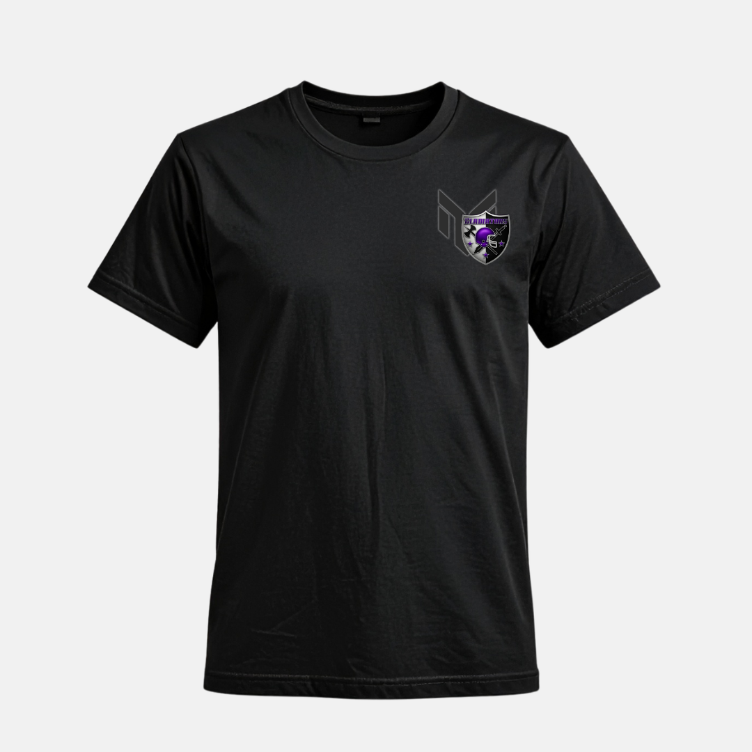 MGladiators T-Shirt Brust Logo – Schwarz